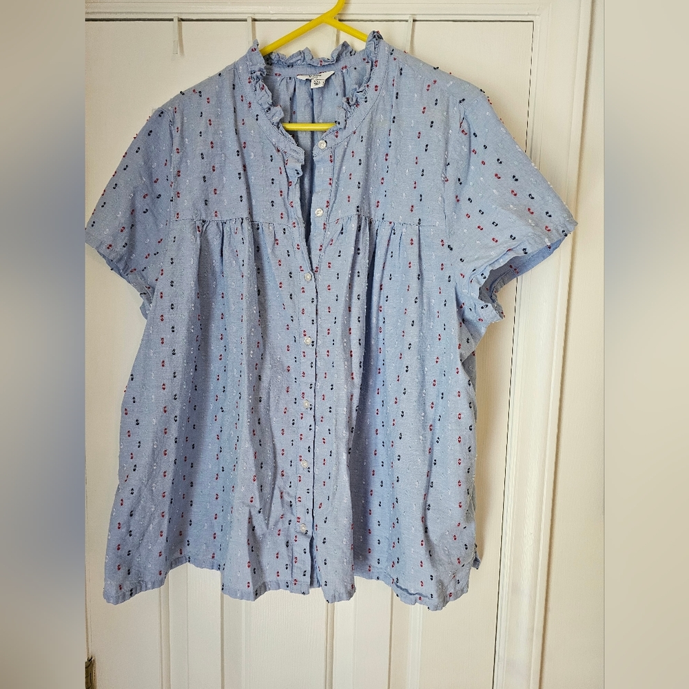 Womens crown and ivy top size xxl